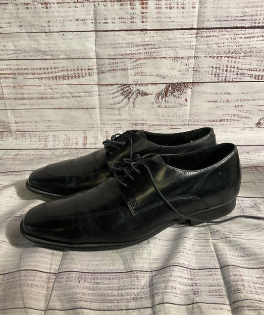 Cole Haan Air Black Leather Lace Up Dress Shoes Size 11 M