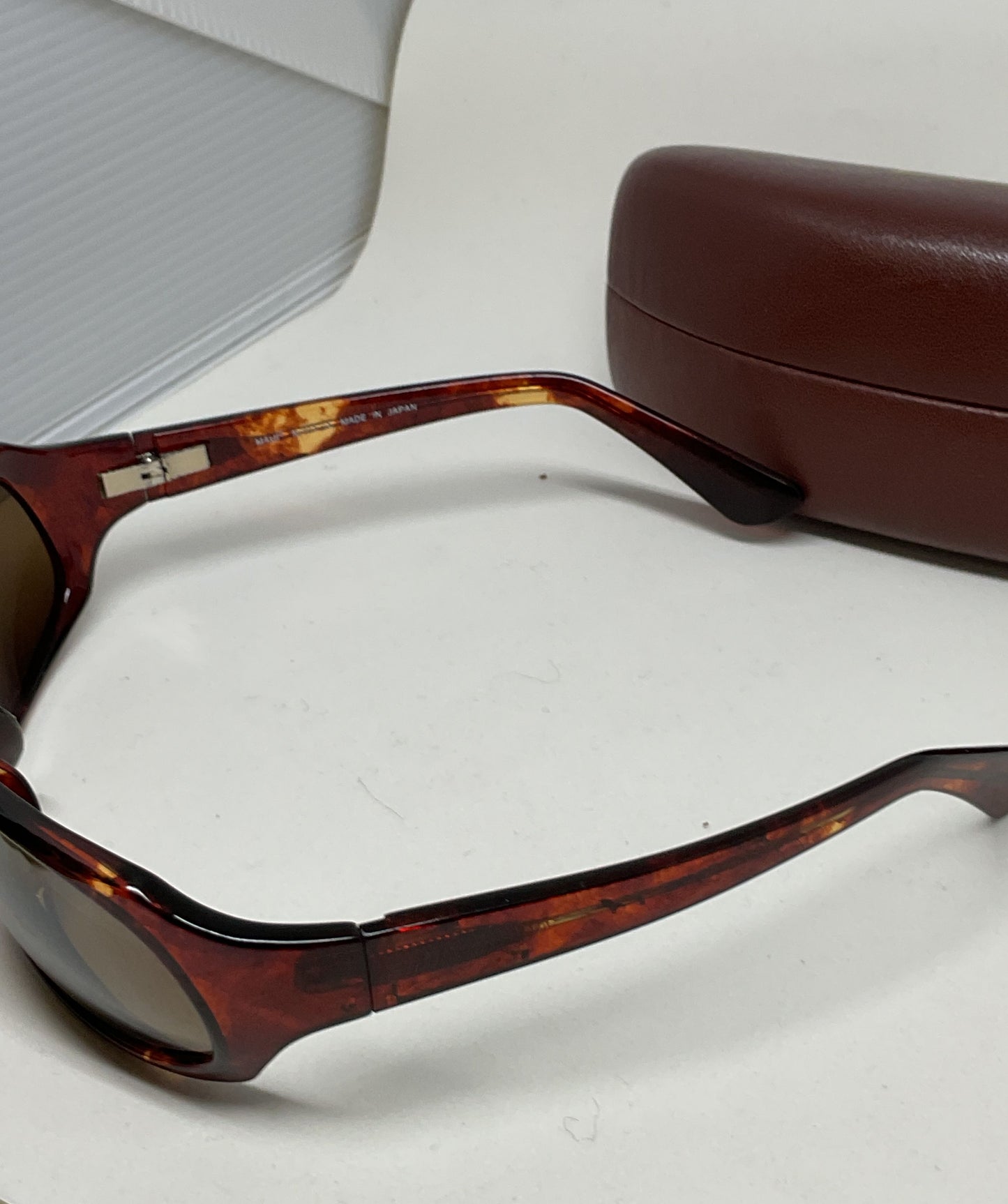 Maui Jim MJ110-10 Brown Sunglasses Made in Japan
