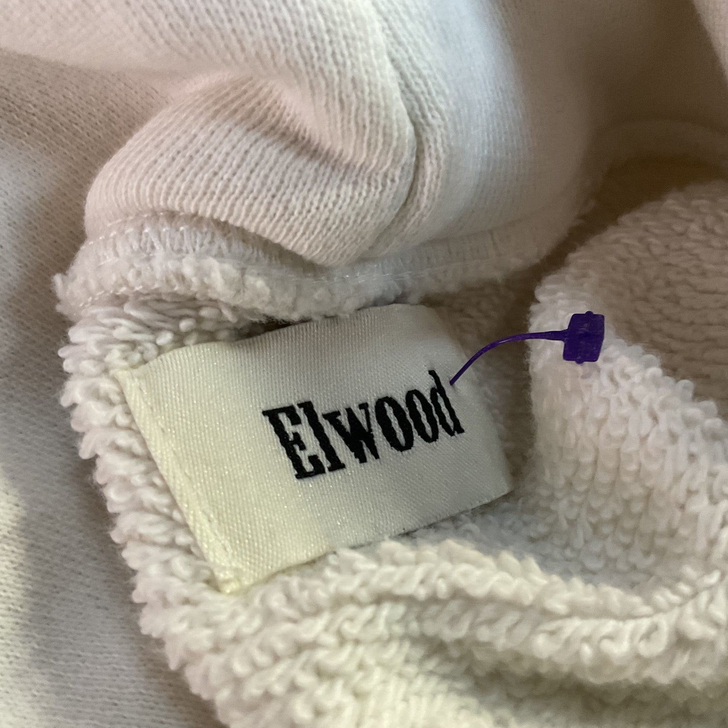 ELWOOD Men's White Core Pullover Hoodie- SZ XL