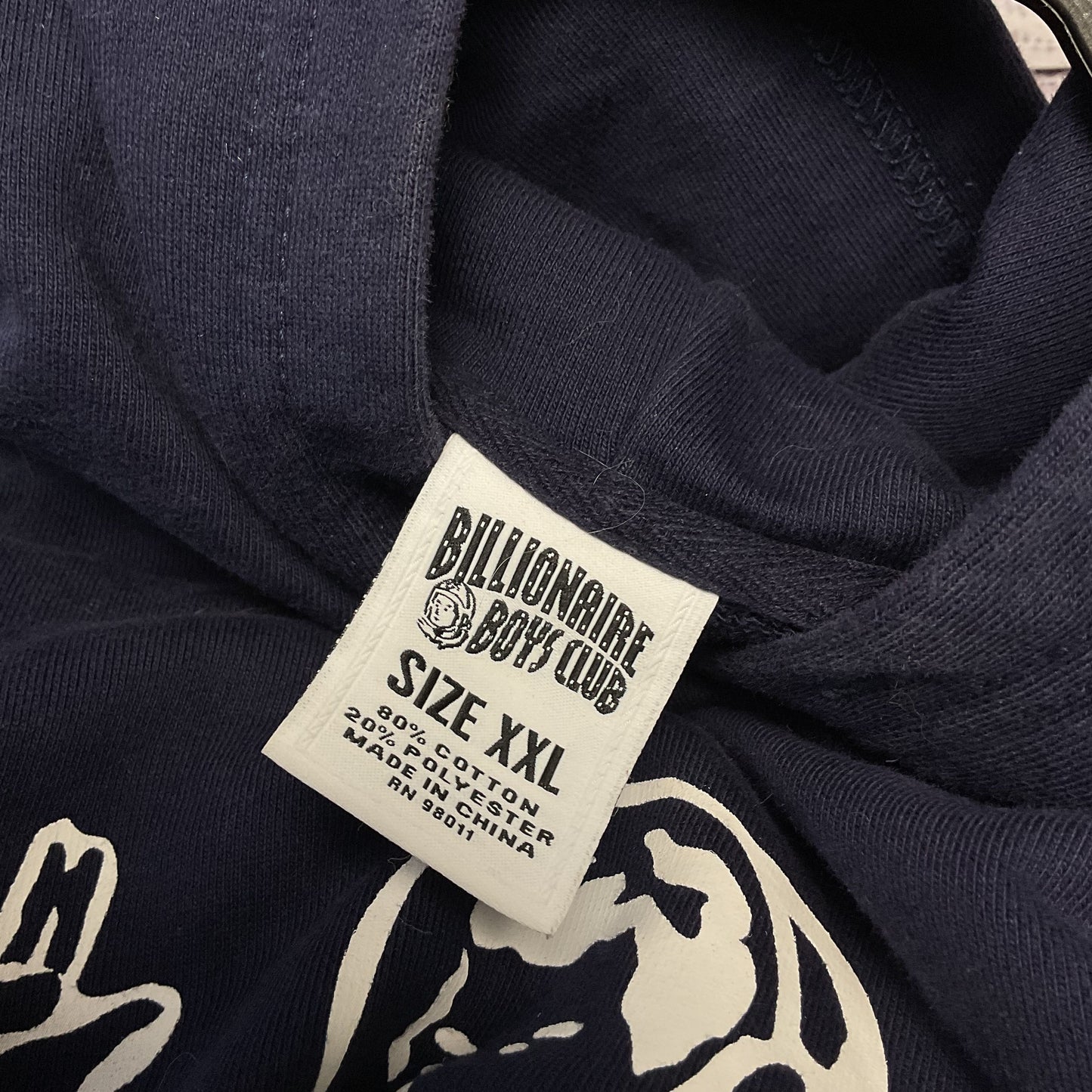 Billionaire Boys Club BB Icon Evening Blue Hoodie Jacket - Size XXL