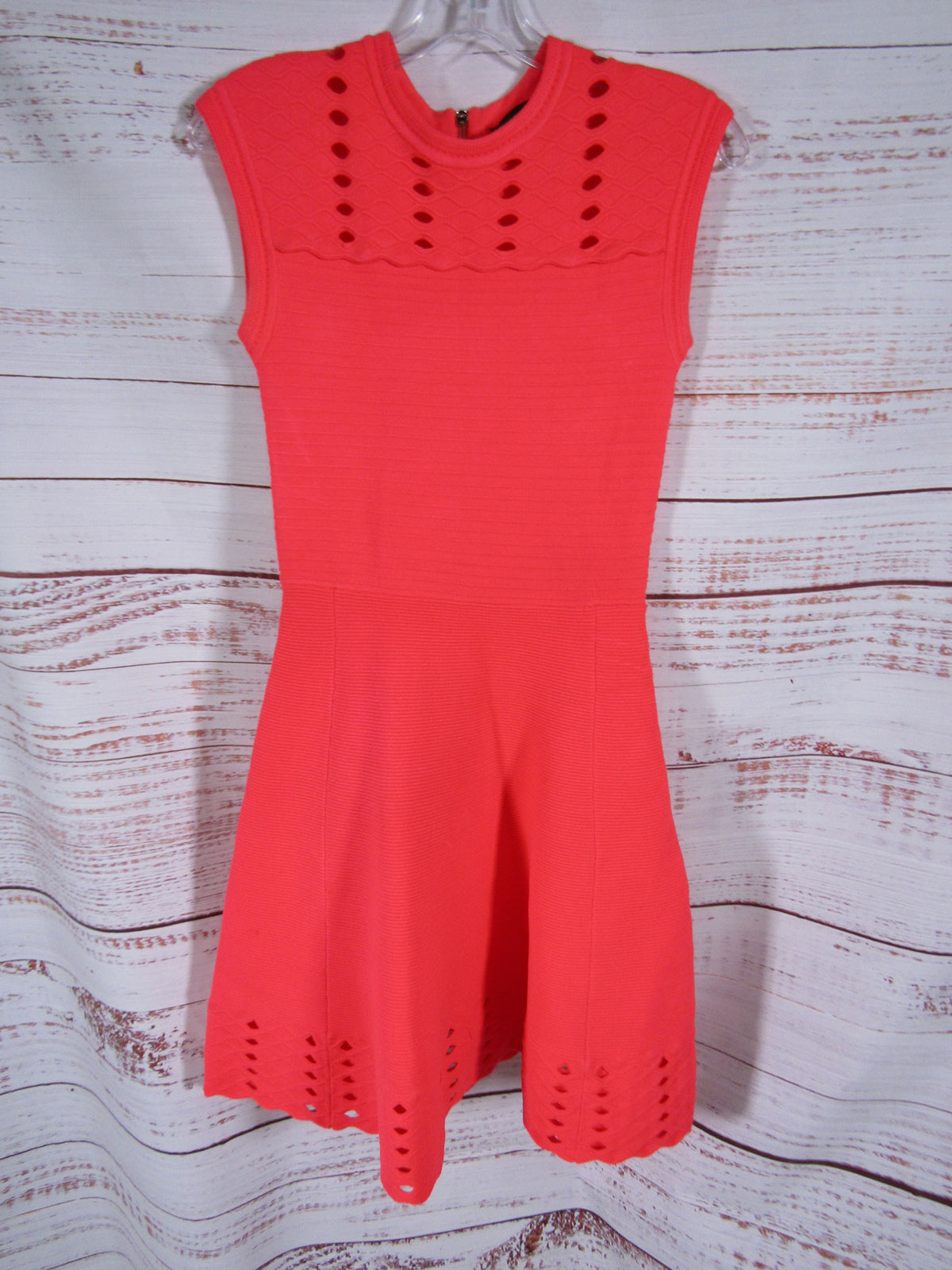 Ted Baker Zaralie Jacquard Panel Skater Dress Size 1