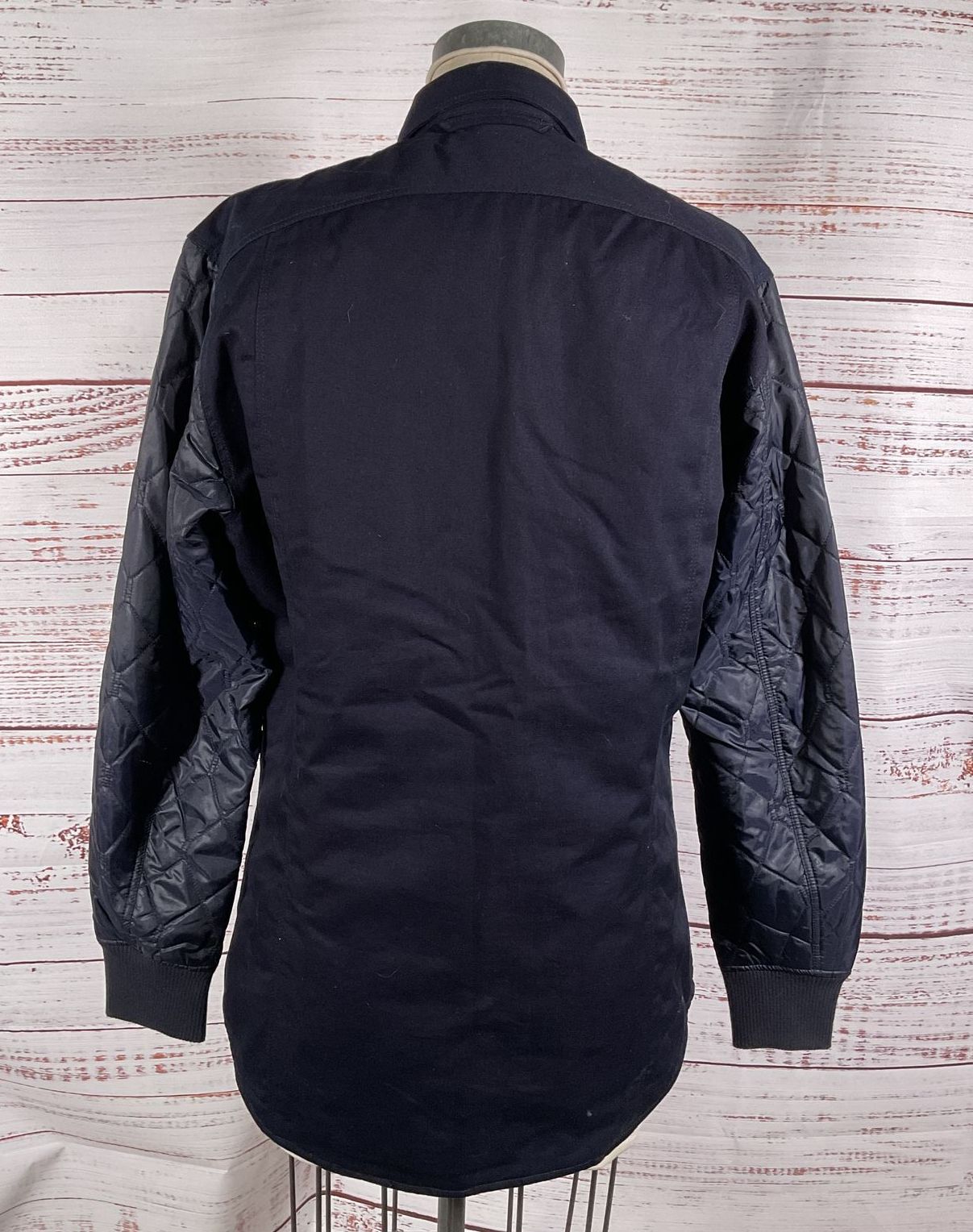 G-Star Raw 3301 Hybrid Padded Long-Sleeve Shirt Navy M