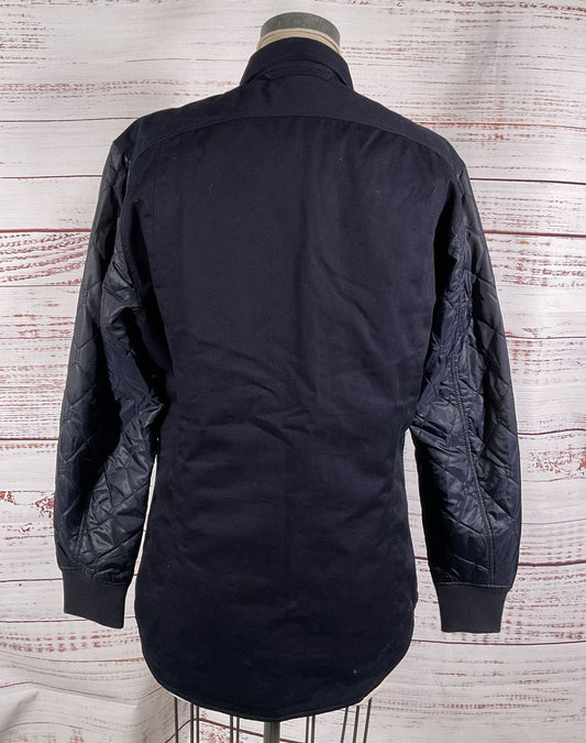 G-Star Raw 3301 Hybrid Padded Long-Sleeve Shirt Navy M