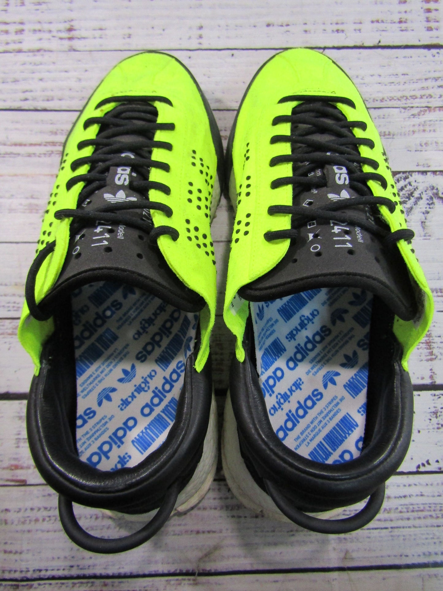 Adidas x Alexander Wang Hike Low Men's Solar Yellow Sneakers Size 10 AC6841