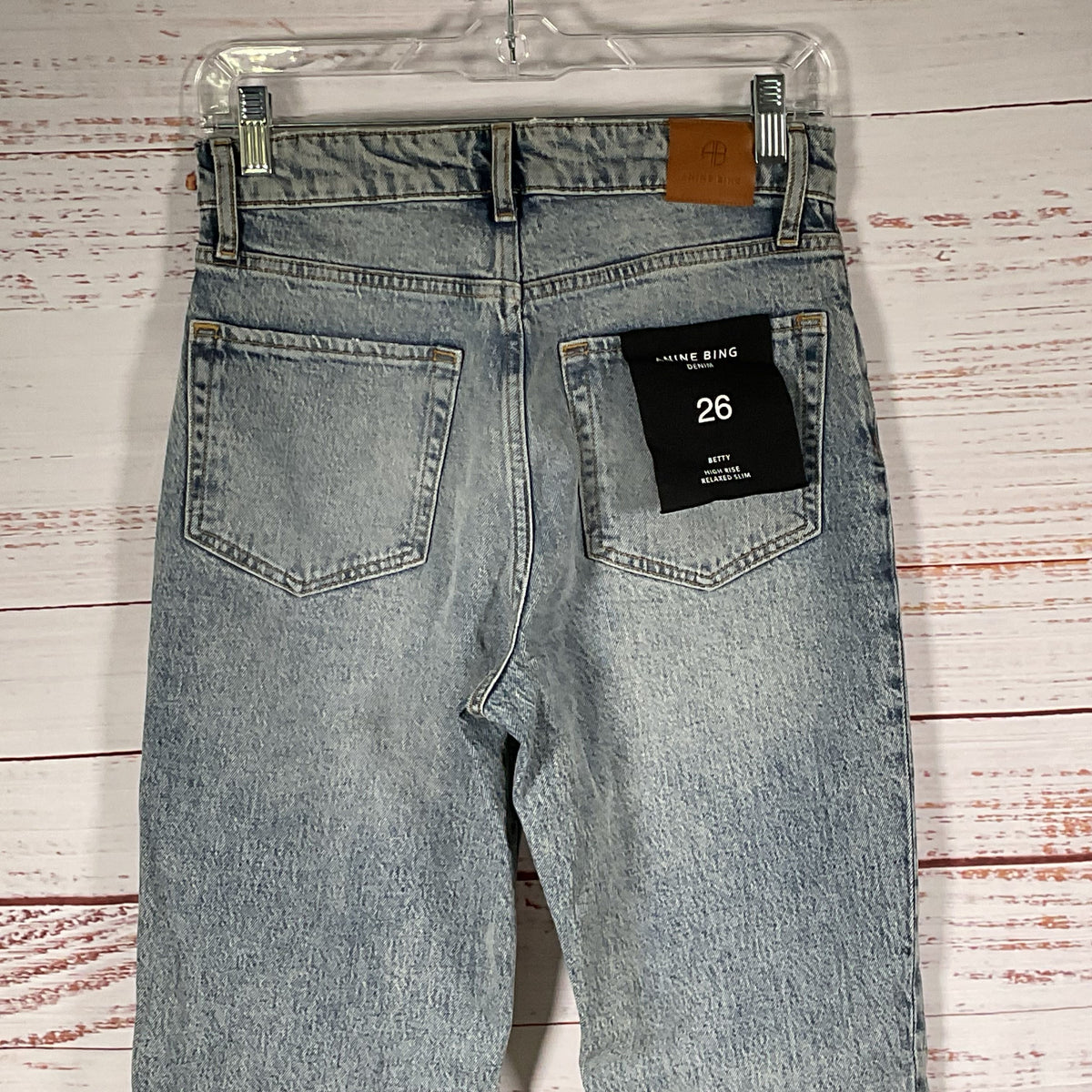 NWD ANINE Betty Women's Button Up Washed High Rise Slim Jeans- SZ 26