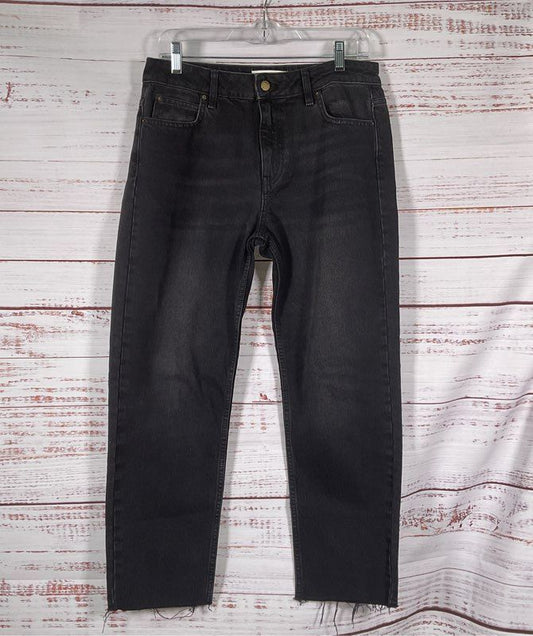 BA&SH Evan Raw Hem Jeans Blackstone 2