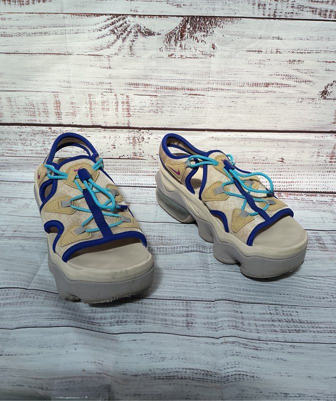 Nike Women's Air Max Koko Sandal "Sand Drift/Vivid Purple" Sz 7 GREAT CONDITION!