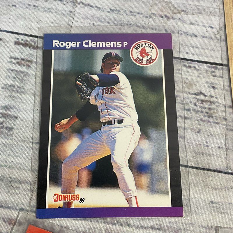Lot Of 4 Vtg. Roger Clemens Ungraded Baseball Cards Topps Donruss Fleer