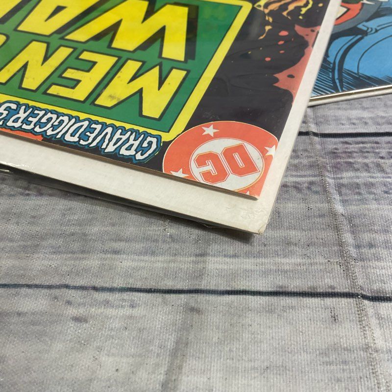 Lot Of 3 Vtg. Men Of War #2 7 17 Dc Comics Gravedigger Ungraded