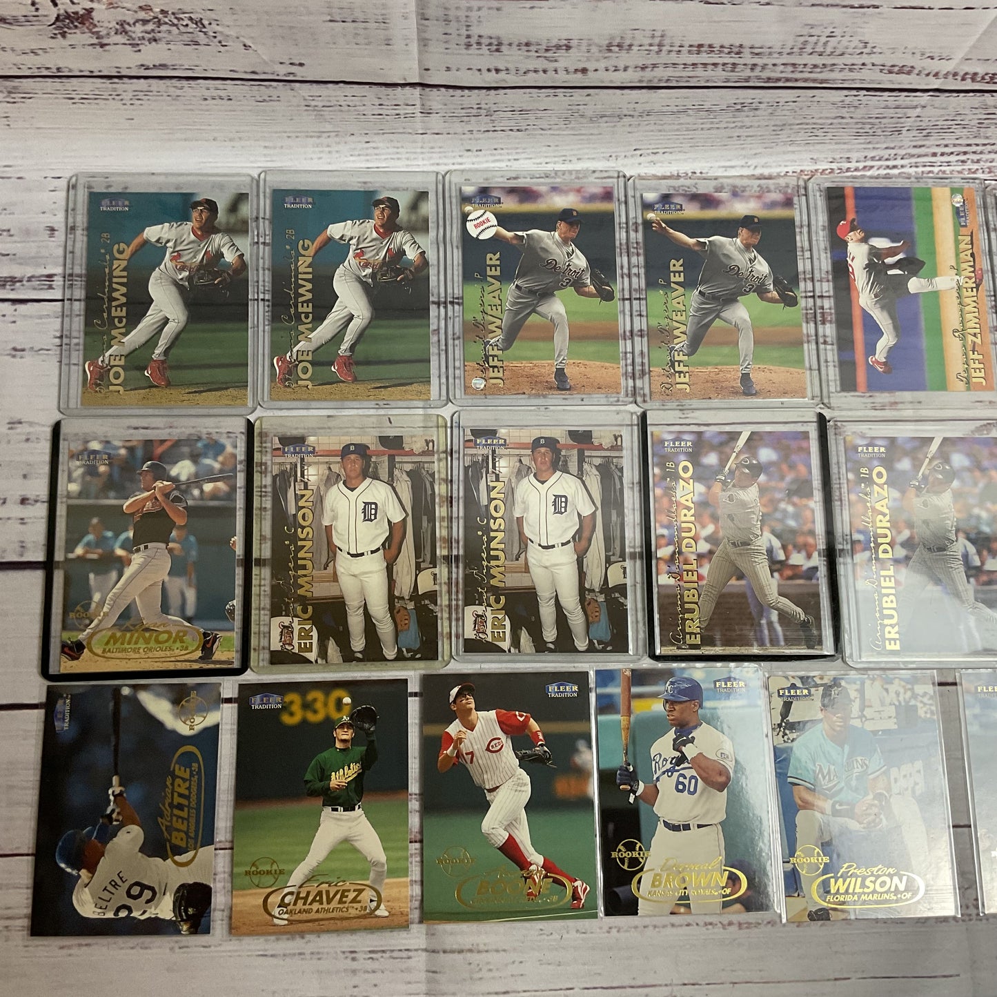 1998-99 FLEER Traditions MLB Baseball Cards- Set of 58
