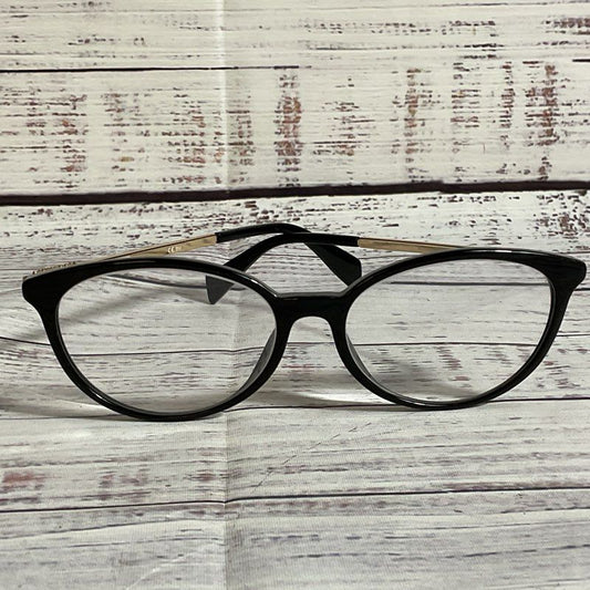 MOSCHINO MOS526/F Unisex Black/Gold Eyeglasses- SZ 140 (FRAMES ONLY)