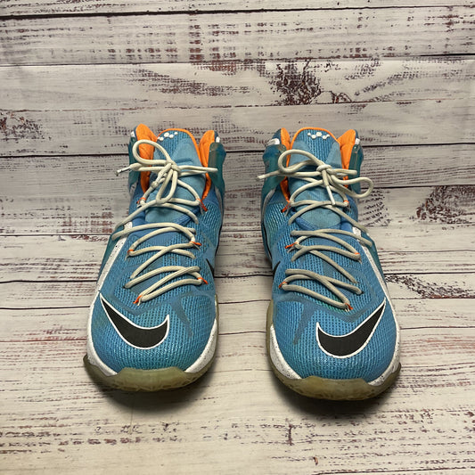 Nike LeBron 12 Elite Elevate Blue Athletic Sneaker Shoe Men Size 12