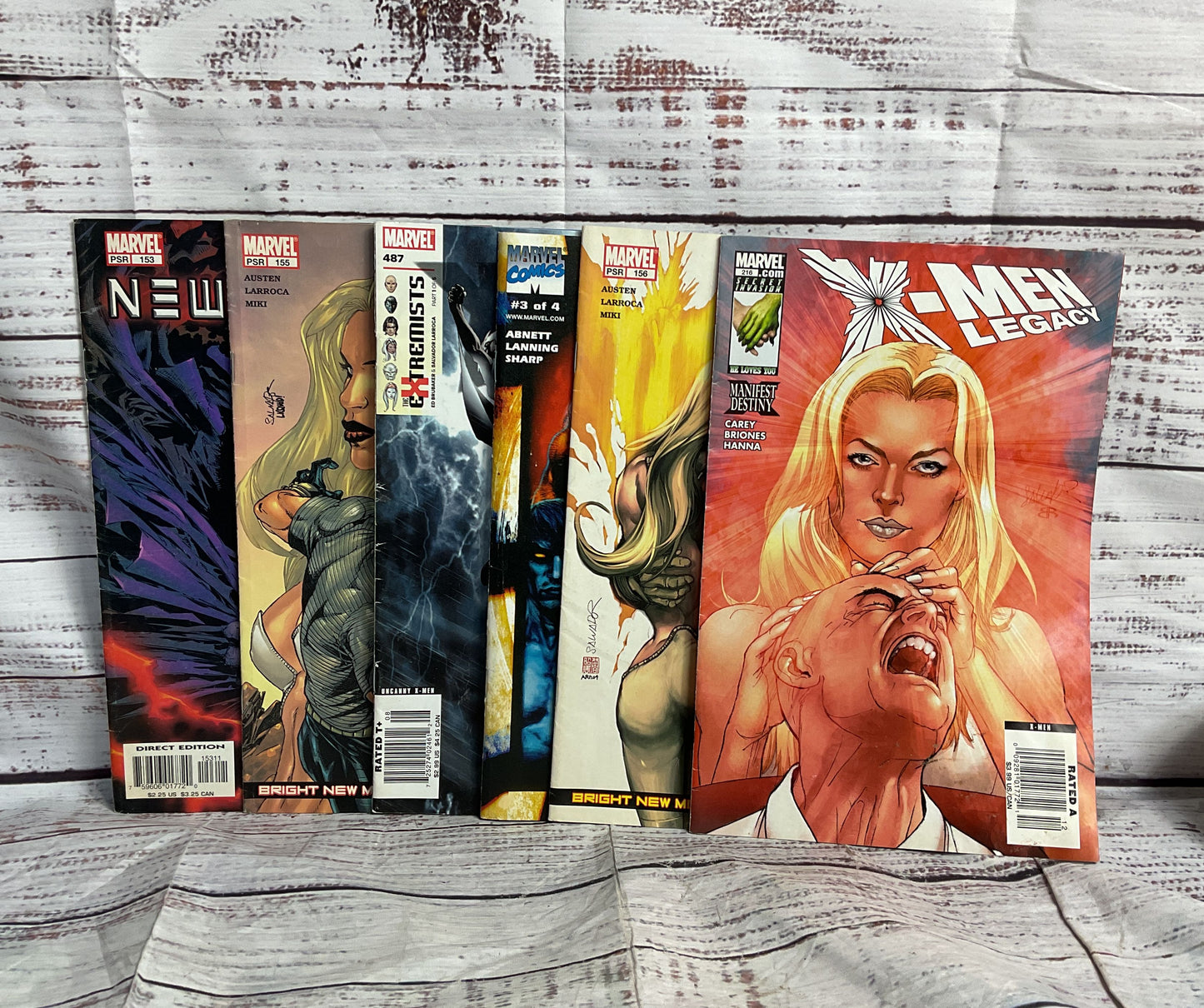 Marvel Comics X Men Lot of 6 Comic Books
