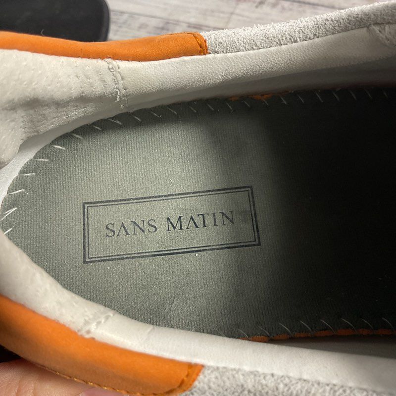 Sans Matin The Savannah Sneaker Grey Suede Shoes Women's Size 10 US