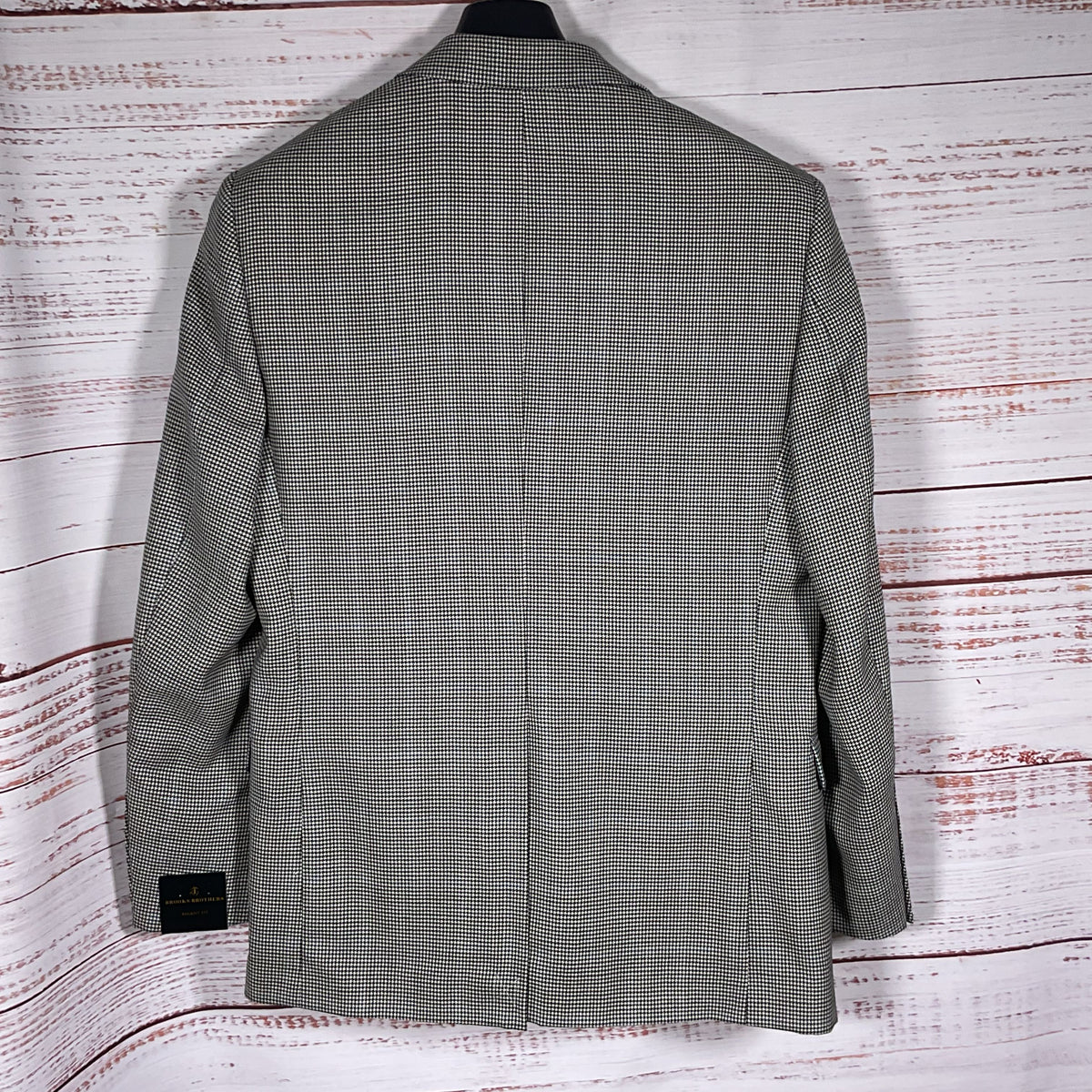 NWT BROOKS BROTHERS Mens Wool Regent Fit Houndstooth Blazer/Jacket SZ 42 Regular
