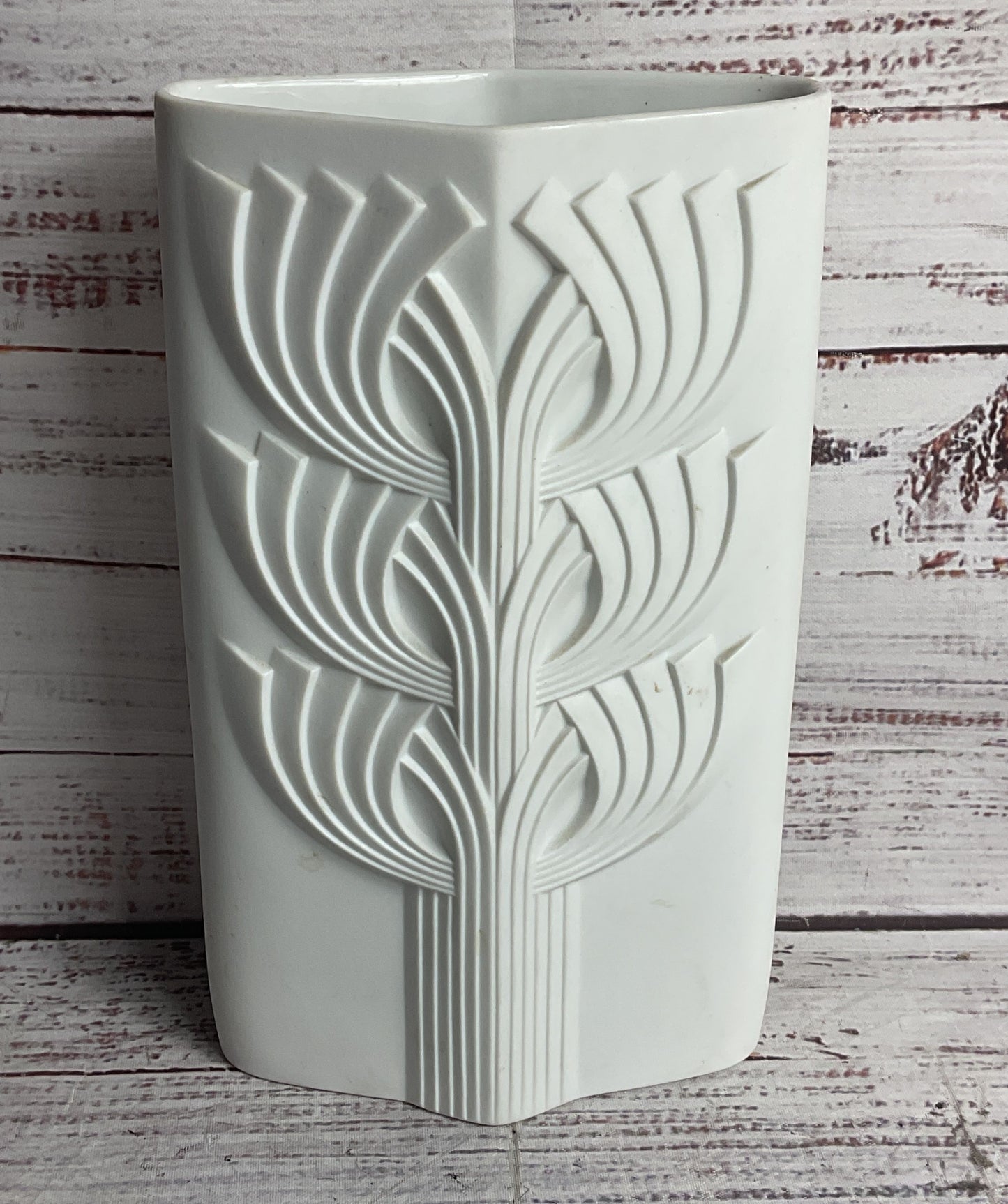 Rosenthal Studio-Line Vintage Tree of Life Porcelain Vase White