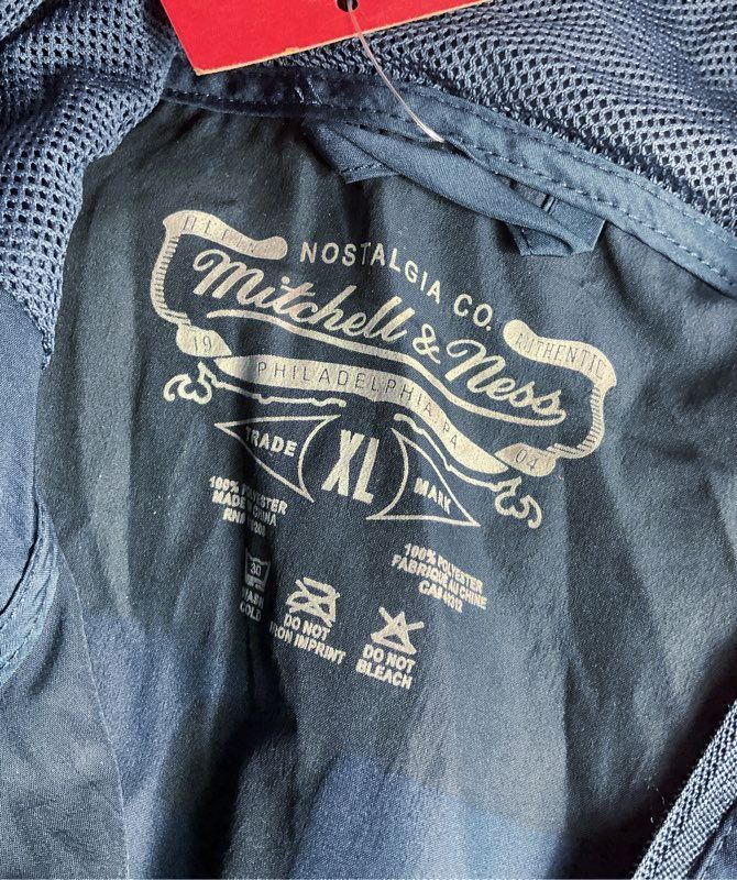 Mitchell & Ness Miller Lite Beer Athletic Club Windbreaker Navy XL