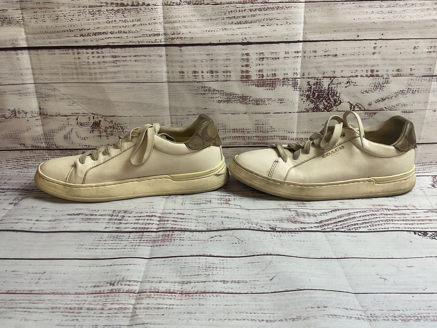 Coach White Sneaker Shoe Women 8B