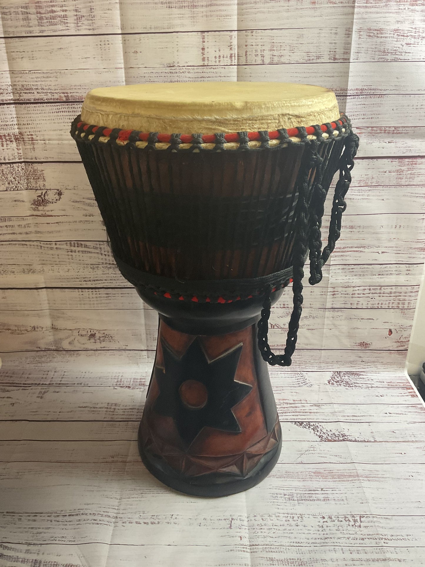 Wooden Djembe Drum 24" With Case