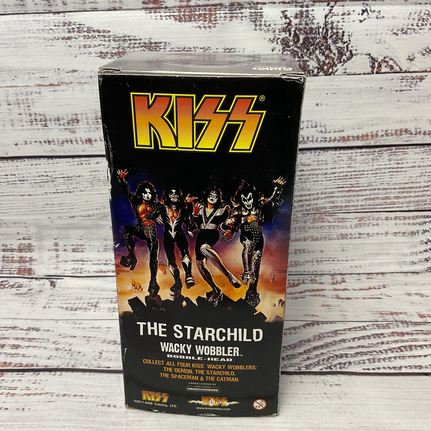 Kiss The Starchild Paul Stanley Wacky Wobbler Bobble Head Funko 2011