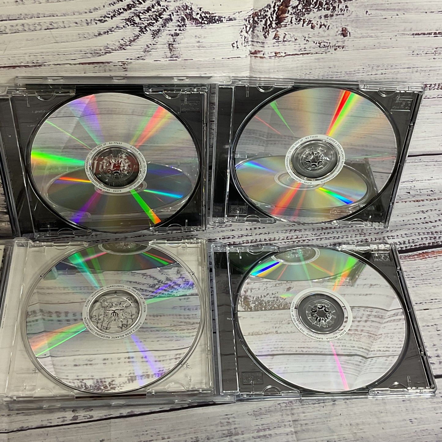 RHINO Björk: Selmasongs, Vespertine, Drawing, Restraint, Medulla CD's