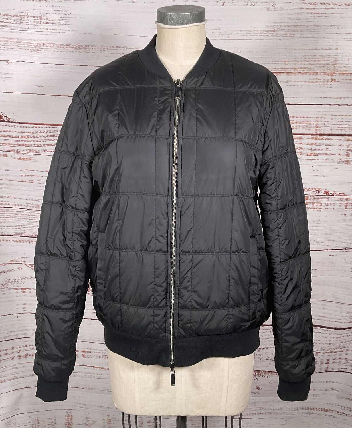 Boss Hugo Boss Reversible Bomber Jacket Black Gray XL