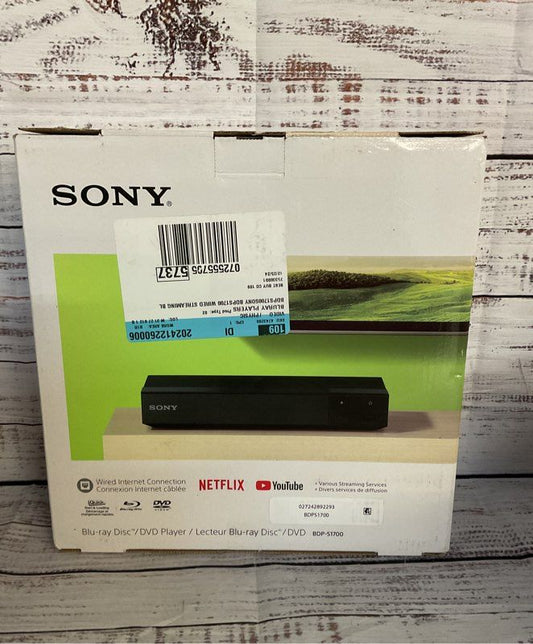 Sony BDP-S1700 Wired Internet Connection Blu Ray DVD Player Black