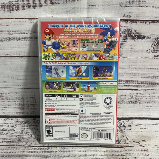 Mario & Sonic at the Olympic Games Tokyo 2020 Nintendo Switch Game SEALED (5/5)