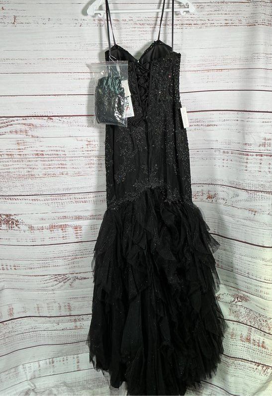 NWT Colors Long Gown w/ Lace up Bodice & Tulle Bottom Size 8 Retail $408