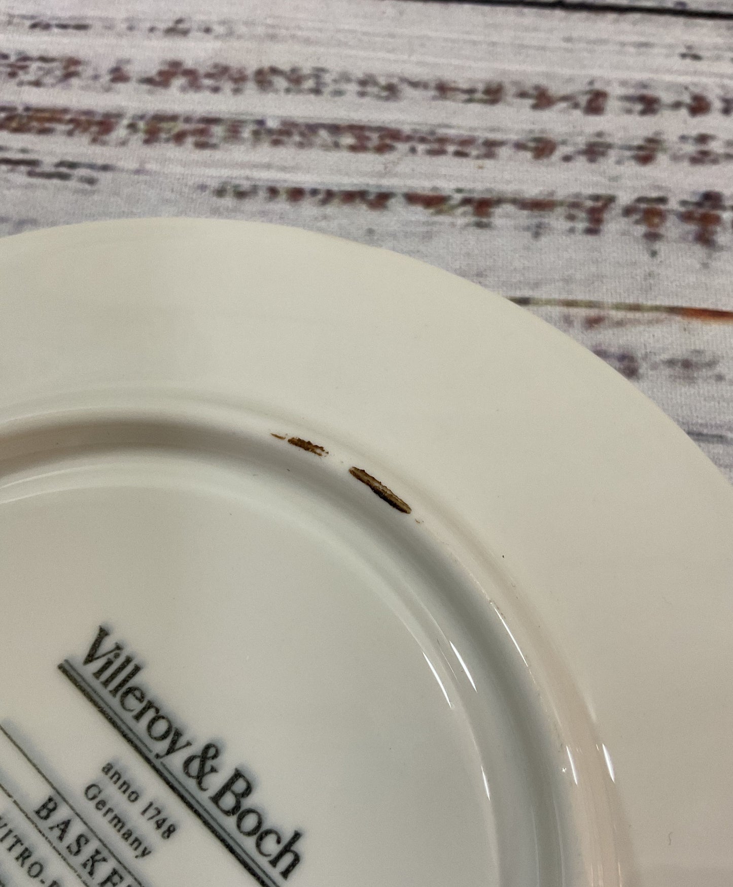Villeroy & Boch Basket Saucer for Flat Cup Set of 8