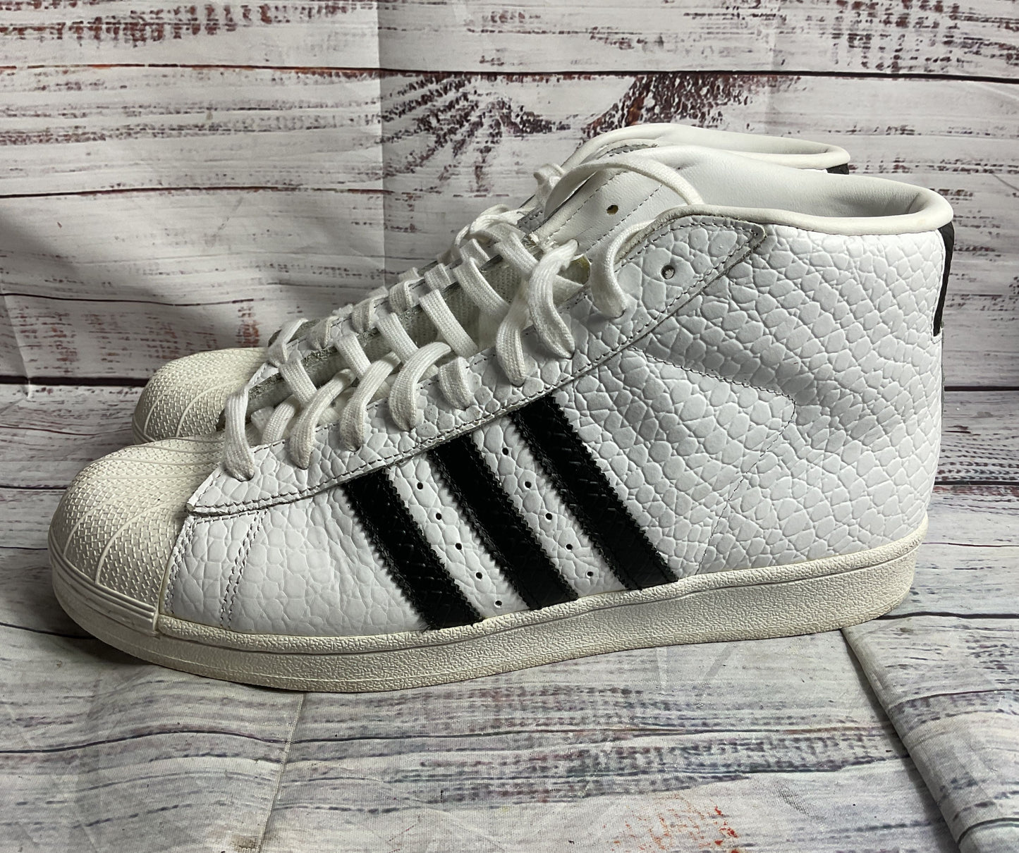 Adidas Pro Model Animal Sneakers White 9.5