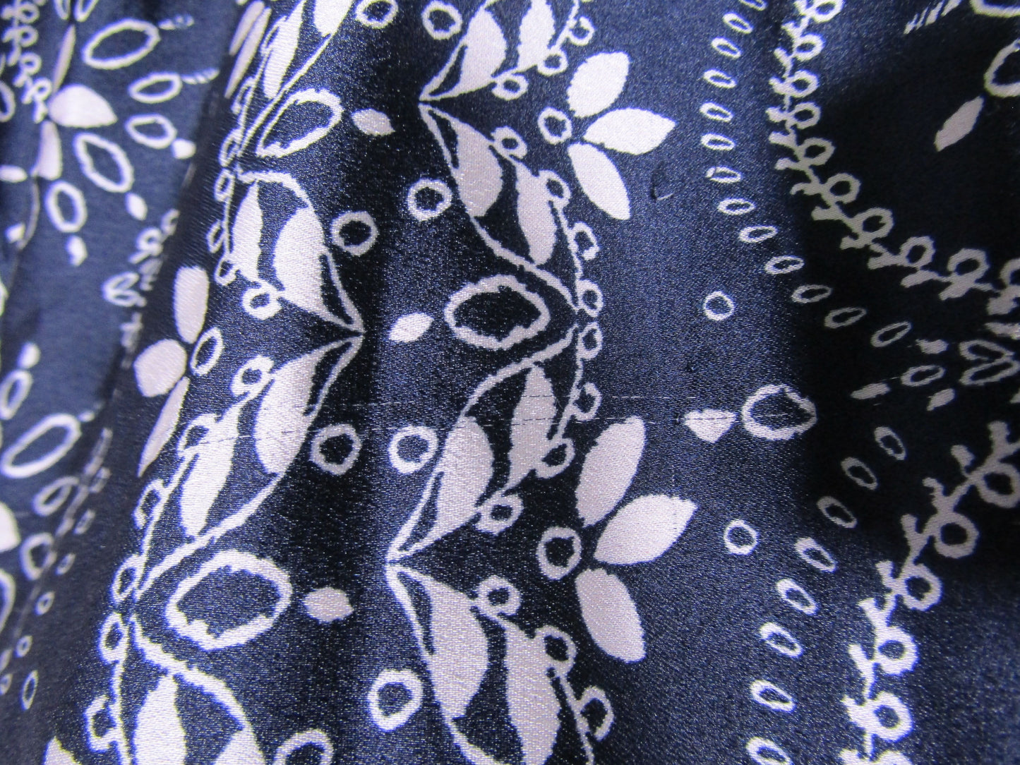 CeCe Women's Blue Floral Paisley Wide Leg Pants Size M
