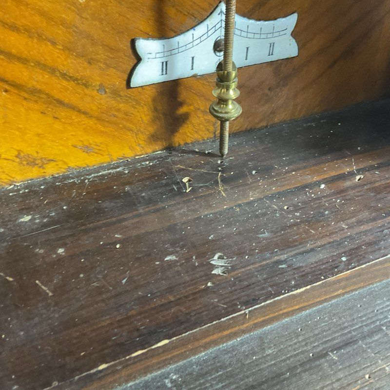 ANTIQUE PRANZ KULITZ Wood Victorian Wall Clock- 33"