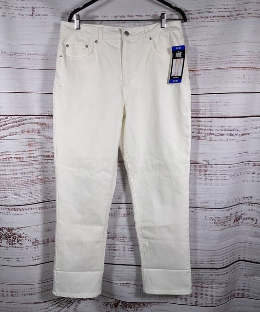 Frye Women's High Rise Amari Jeans White 10