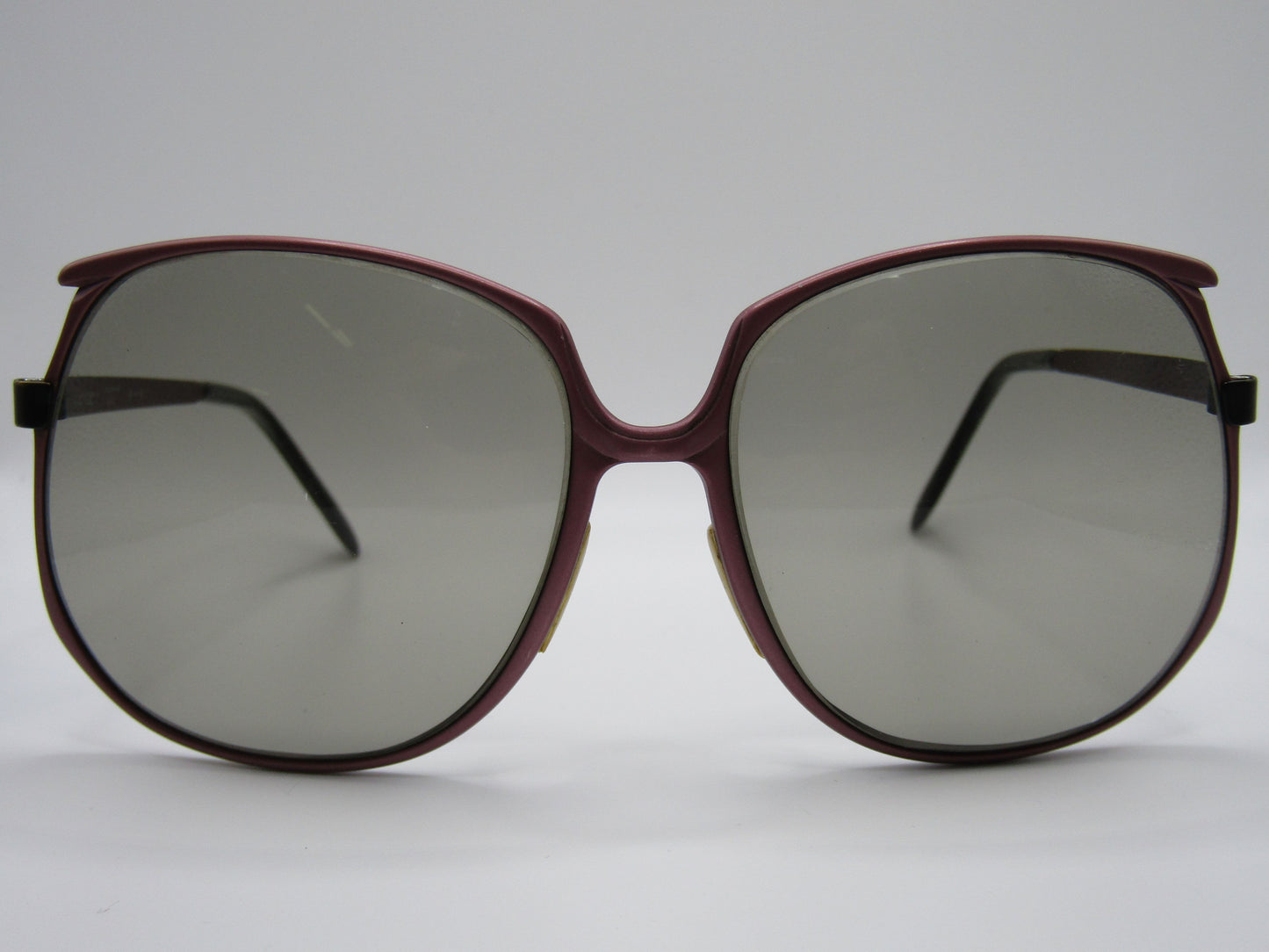 Vintage Revue Women's Oversized Purple Eyeglasses Frame Made in Italy