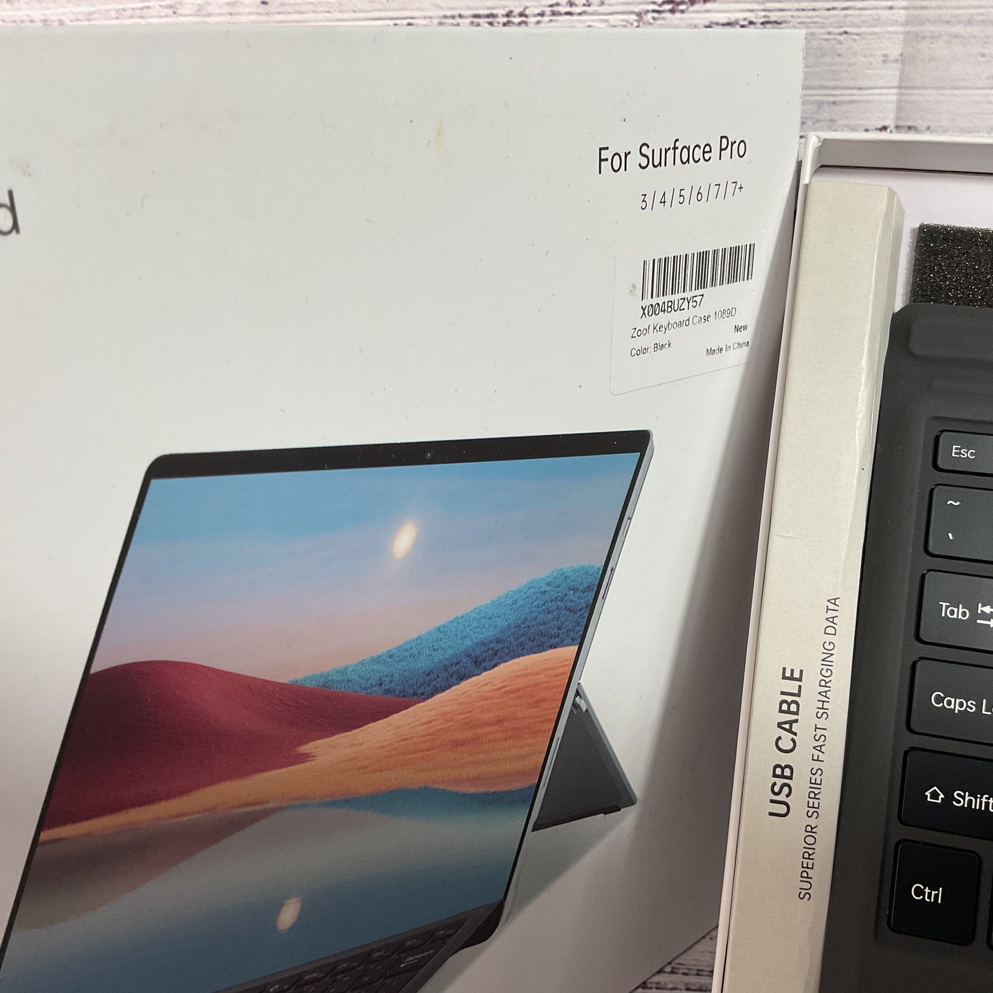 Open Box ZOOF Keyboard Cover for Microsoft Surface Pro 3-7+