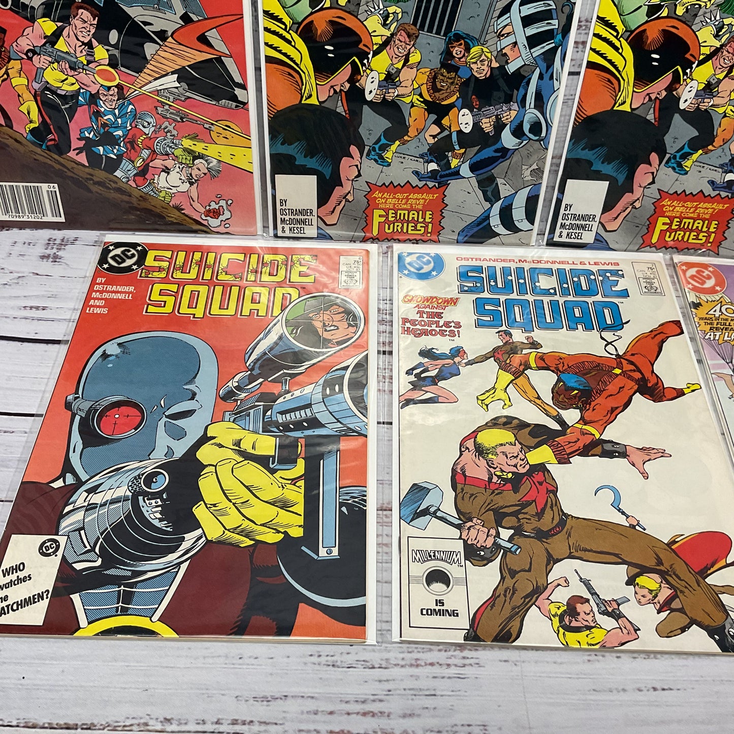 Suicide Squad Issues# 2,3,3,4,6,7,14 Dc Comic Books Lot Of 7
