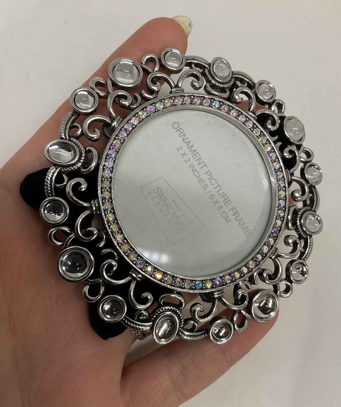 Swarovski Ornament Picture Frame 2x2"