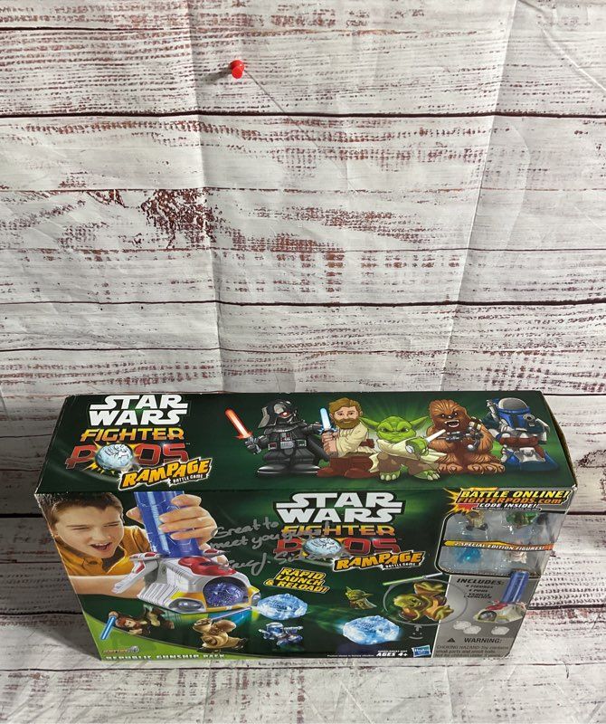 New Star Wars Fighter Pods Rampage Battle Game Republic Gunship Pack Signed