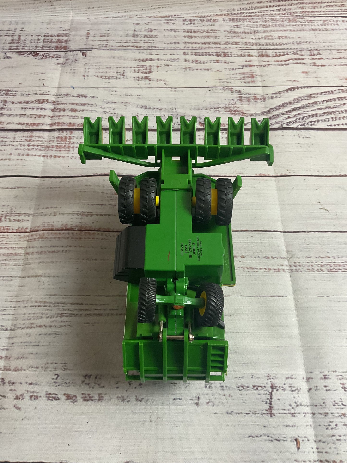John Deere Toy Tractor Harvester