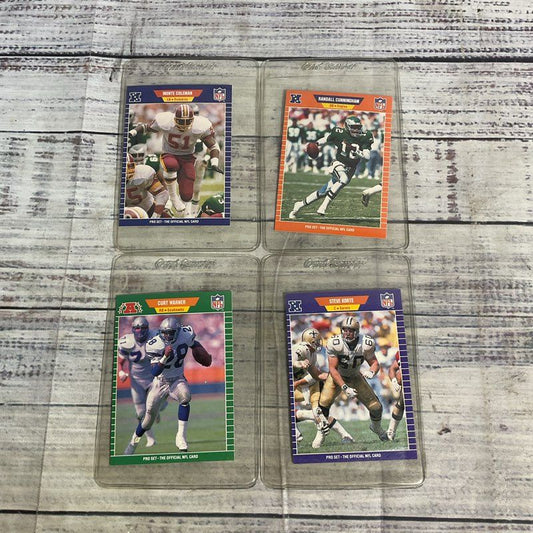 Lot Of 4 NFL Pro Set 1989 Ungraded Football Card #425 #271 #315 #404 FRESH PULLS