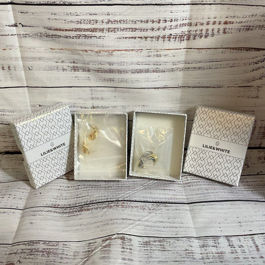 NEW LILIE&WHITE Two Tone Earrings- Two Sets