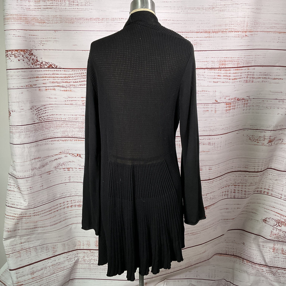 STELLA CARAKASI Women's Black Long Cardigan- SZ L
