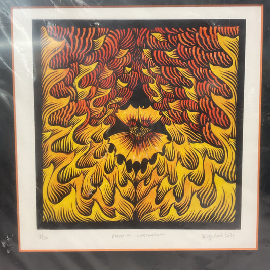 Roger Peet "Phoenix Nasturtium" Print Signed Framed 7/50 Artwork