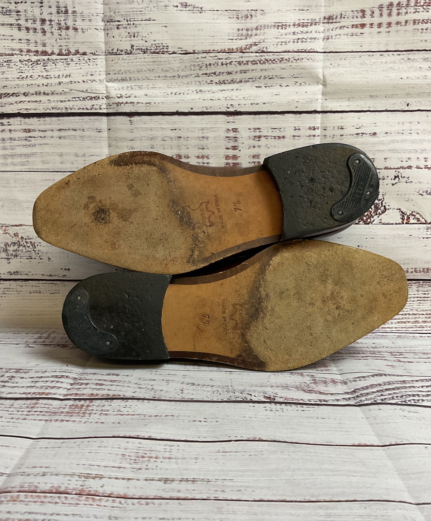 Emilio Franco Brown Loafer Pointed Toe Dress Shoe Men 7.5