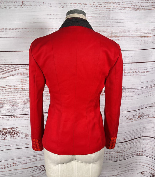 Kamosho Pour Marina Sitbon Vintage Blazer Jacket Red