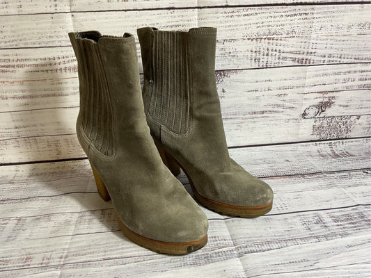 PRADA Women's Gray Suede Chelsea Boots- SZ 40