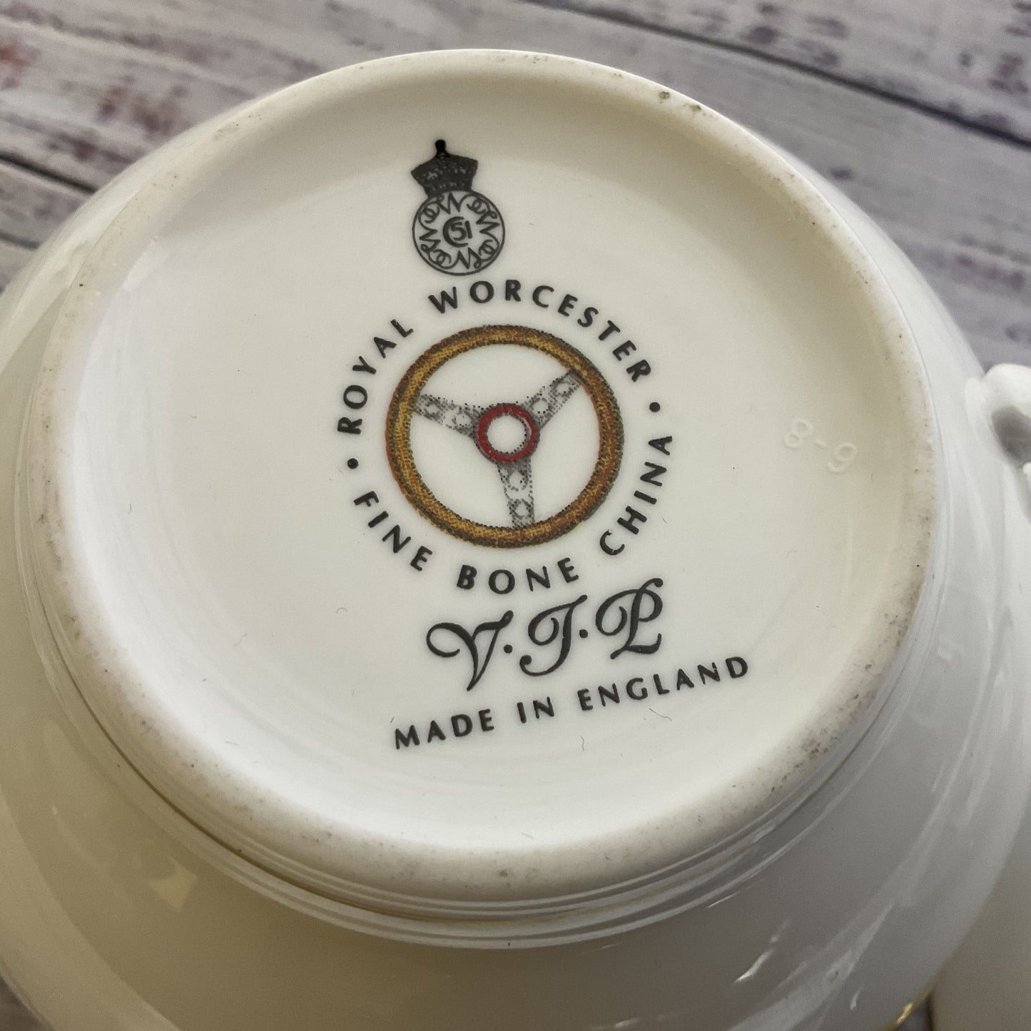 ROYAL WORCESTER VIP Breakfast Cup & Saucer- Race Cars