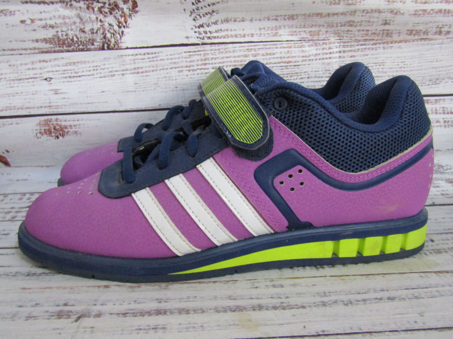 Adidas Powerlift 2.0 Women's Purple Weightlifting Shoes Size 7 B39860