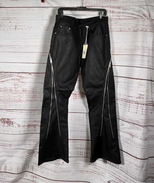 NWT Men's mnml Black Faux Leather Pants Size 34 Retail $88